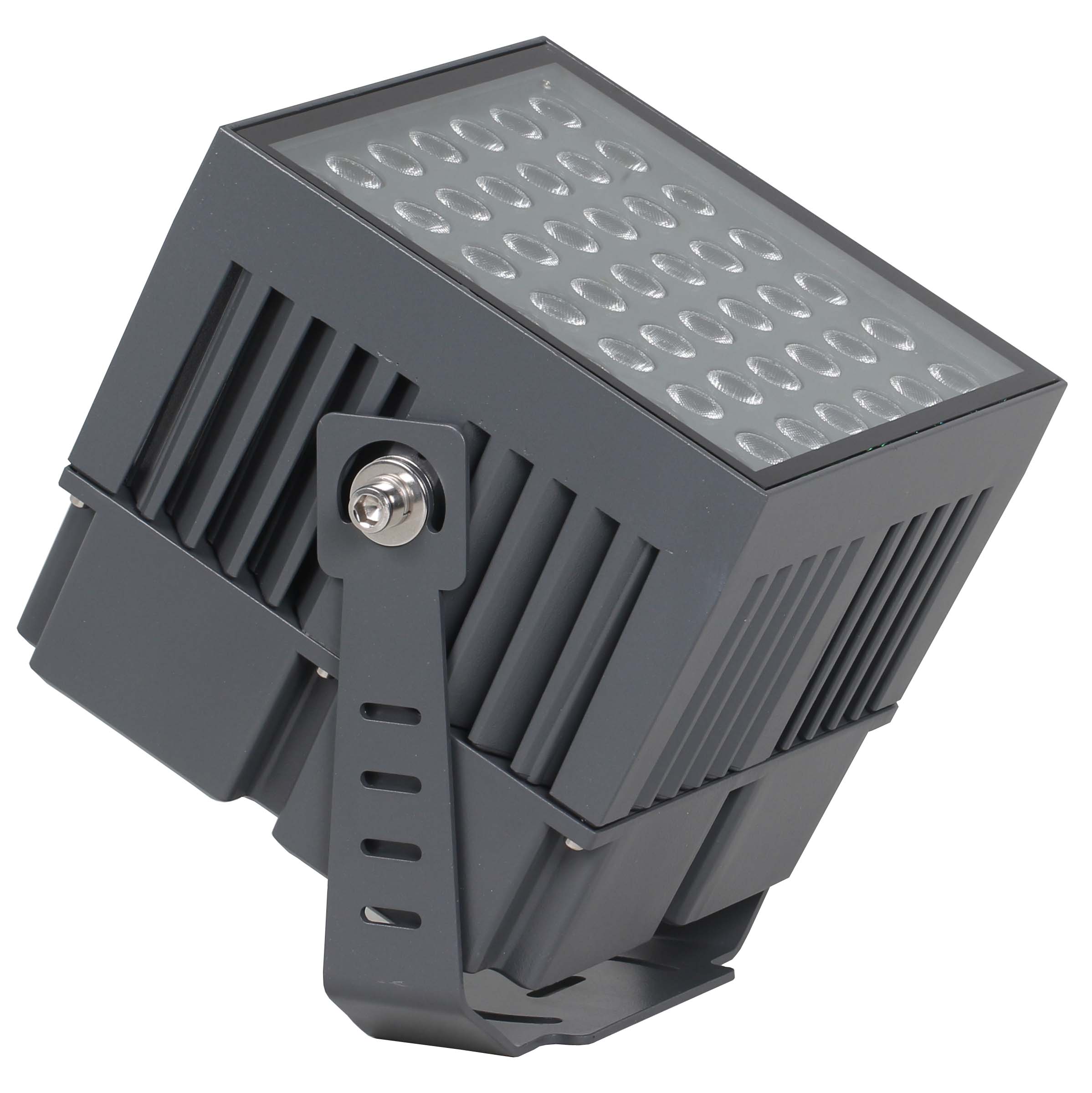 Светодиодный архитектурный прожектор с массивным радиатором и вторичной оптикой